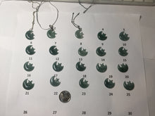 Load image into Gallery viewer, Type A 100% Natural dark green/blue/gray Guatemala jadeite Jade moon and star Pendant necklace group PC144 Add on item
