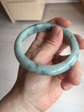 Load image into Gallery viewer, AllaboutjadeCanada.com only 57mm certified Type A 100% Natural dark green gray Jadeite Jade bangle PJ89-6651 Add on item