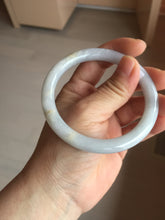 Load image into Gallery viewer, 57.8mm certified 100% natural type A green/purple/brown round cut jadeite jade bangle AJ74-8591