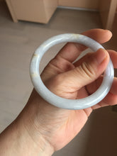 Load image into Gallery viewer, 57.8mm certified 100% natural type A green/purple/brown round cut jadeite jade bangle AJ74-8591