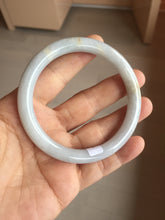 Load image into Gallery viewer, 57.8mm certified 100% natural type A green/purple/brown round cut jadeite jade bangle AJ74-8591