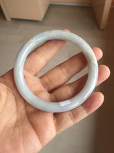 Load image into Gallery viewer, 57.8mm certified 100% natural type A green/purple/brown round cut jadeite jade bangle AJ74-8591