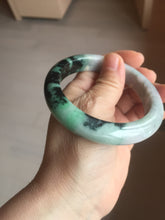 Load image into Gallery viewer, 58mm Certified 100% natural Type A green/purple jadeite jade bangle PB96-8986