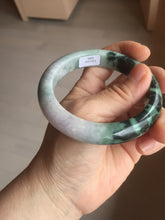 Load image into Gallery viewer, 58mm Certified 100% natural Type A green/purple jadeite jade bangle PB96-8986