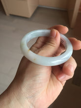Load image into Gallery viewer, 51.8mm certified 100% natural Type A light green/yellow jadeite jade bangle AJ73-8588