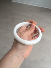 Load image into Gallery viewer, 63.5mm Certified Type A 100% Natural sunny green/white Jadeite Jade bangle BL11-4017