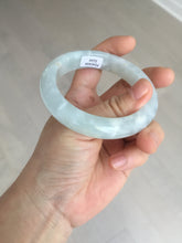 Load image into Gallery viewer, 55mm 100% natural type A icy watery light green yellow jadeite jade bangle Y155-5249