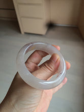 Load image into Gallery viewer, 52mm 100% natural icy light purple/pink Quartzite (Shetaicui jade) bangle SY54