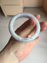 Load image into Gallery viewer, 55.4mm Certified type A 100% Natural sunny green/purple/orange(Fu LU SHOU) Jadeite bangle BN44-5132