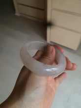 Load image into Gallery viewer, 52mm 100% natural icy light purple/pink Quartzite (Shetaicui jade) bangle SY54