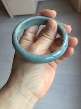 Load image into Gallery viewer, 56.5mm Certified Type A 100% Natural blue/gray/black/brown Guatemala Jadeite jade bangle PD163-6306