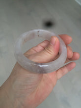 Load image into Gallery viewer, 52mm 100% natural icy light purple/pink Quartzite (Shetaicui jade) bangle SY54