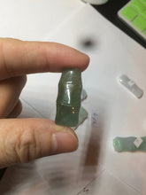 Load image into Gallery viewer, 100% Natural type A green/white/purple Jadeite Jade bamboo pendant group AC81