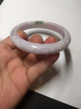 Load image into Gallery viewer, 57.5mm certified 100% natural type A light green/purple/yellow(FU LU SHOU) jadeite jade bangle BN82-8715