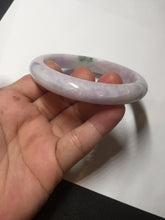 Load image into Gallery viewer, 57.5mm certified 100% natural type A light green/purple/yellow(FU LU SHOU) jadeite jade bangle BN82-8715
