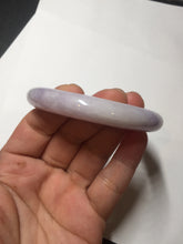 Load image into Gallery viewer, 57.5mm certified 100% natural type A light green/purple/yellow(FU LU SHOU) jadeite jade bangle BN82-8715