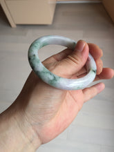 Load image into Gallery viewer, 53.5mm Certified type A 100% Natural sunny green/purple/yellow(Fu LU SHOU) Jadeite bangle BN42-5128