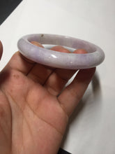 Load image into Gallery viewer, 57.5mm certified 100% natural type A light green/purple/yellow(FU LU SHOU) jadeite jade bangle BN82-8715
