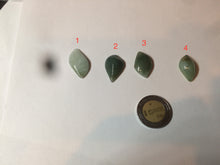 Load image into Gallery viewer, 100% natural type A jadeite jade icy watery Willow leaf/petal pendant group AC82 Add on item. No sale alone.