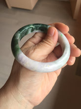 Load image into Gallery viewer, 55.5mm Certified 100% natural Type A dark green/purple Emerald Vale jadeite jade bangle PB94-8988