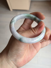 Load image into Gallery viewer, 53.5mm Certified type A 100% Natural sunny green/purple/yellow(Fu LU SHOU) Jadeite bangle BN42-5128