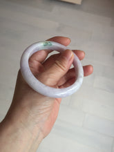 Load image into Gallery viewer, 57.5mm certified 100% natural type A light green/purple/yellow(FU LU SHOU) jadeite jade bangle BN82-8715