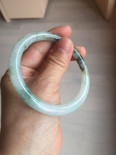 Load image into Gallery viewer, Sold! please don't order. THanks. 57mm certified type A 100% Natural green/brown/purple slim round cut jadeite jade bangle GL38-6-9010