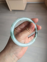 Load image into Gallery viewer, Sold! please don't order. THanks. 57mm certified type A 100% Natural green/brown/purple slim round cut jadeite jade bangle GL38-6-9010