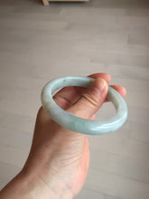 Load image into Gallery viewer, 56.4 mm certificated Type A 100% Natural light green Jadeite Jade bangle BK44-7848