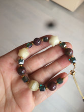 Load image into Gallery viewer, Natural Epidote (红绿宝)/bodhi root bracelet SY17 add-on item.