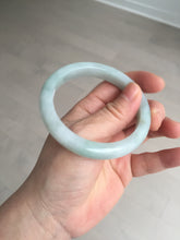 Load image into Gallery viewer, 56.4 mm certificated Type A 100% Natural light green Jadeite Jade bangle BK44-7848