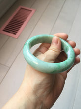 Load image into Gallery viewer, 57.5mm Certified Type A 100% Natural sunny green yellow white Jadeite bangle PC163-8119
