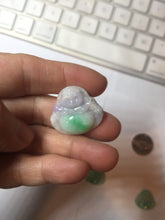 Load image into Gallery viewer, Certified 100% Natural type A sunny green happy Buddha jadeite Jade pendant PB67-5102