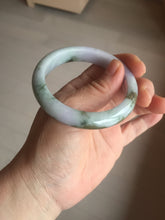 Load image into Gallery viewer, 52mm certified natural 100% natural Type A dark green brown purple jadeite jade bangle E151-4139