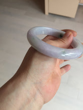 Load image into Gallery viewer, 58mm certified 100% natural type A light green/purple/yellow(FU LU SHOU) jadeite jade bangle BN84-8722