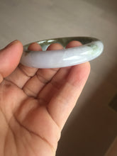Load image into Gallery viewer, 52mm certified natural 100% natural Type A dark green brown purple jadeite jade bangle E151-4139
