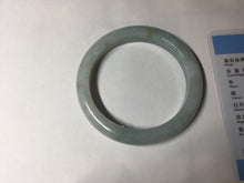 Load image into Gallery viewer, 56.4 mm certificated Type A 100% Natural light green Jadeite Jade bangle BK44-7848