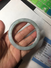 Load image into Gallery viewer, 56.4 mm certificated Type A 100% Natural light green Jadeite Jade bangle BK44-7848
