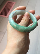 Load image into Gallery viewer, 54.3mm Certified Type A 100% Natural sunny green yellow white Jadeite bangle PC165-8126