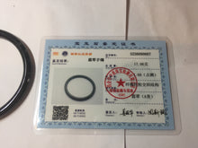 Load image into Gallery viewer, 58.1mm Certified Type A 100% Natural light black/gray/Guatemala slim round cut Jadeite bangle PJ78-0667