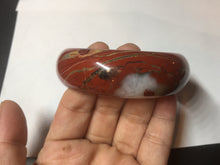 Load image into Gallery viewer, 58mm 100% natural red jasper stone(红碧玉,鸡血石) bangle SY100