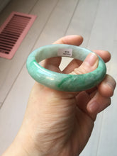 Load image into Gallery viewer, 54.3mm Certified Type A 100% Natural sunny green yellow white Jadeite bangle PC165-8126