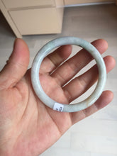 Load image into Gallery viewer, 57.5mm certified 100% natural type A light green/purple/yellow(FU LU SHOU) round cut jadeite jade bangle BN57-3122