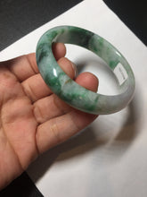 Load image into Gallery viewer, 51.5mm certified 100% natural Type A sunny green/purple/yellow(FU LU SHOU) jadeite jade bangle BK45-5080