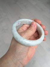 Load image into Gallery viewer, Shopify only. 57.5mm Certified Type A 100% Natural light green white jadeite jade bangle AX123-4483 add on item.