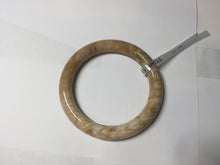 Load image into Gallery viewer, 55mm 100% natural light brown yellow round cut Coral Jade (珊瑚玉) bangle SY120
