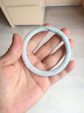 Load image into Gallery viewer, 57.5mm certified 100% natural type A light green/purple/yellow(FU LU SHOU) round cut jadeite jade bangle BN57-3122