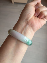 Load image into Gallery viewer, 51.5mm certified 100% natural Type A sunny green/purple/yellow(FU LU SHOU) jadeite jade bangle BK45-5080