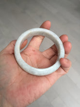 Load image into Gallery viewer, Shopify only. 57.5mm Certified Type A 100% Natural light green white jadeite jade bangle AX123-4483 add on item.