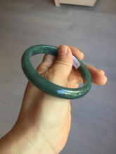 Load image into Gallery viewer, 59.9mm Certified Type A 100% Natural dark green/blue/gray/black Guatemala Jadeite jade bangle AY89-5760
